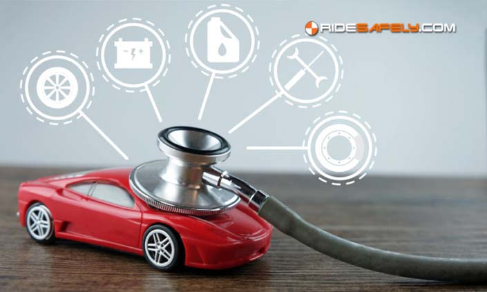 Concept of car check-up, repair and maintenance