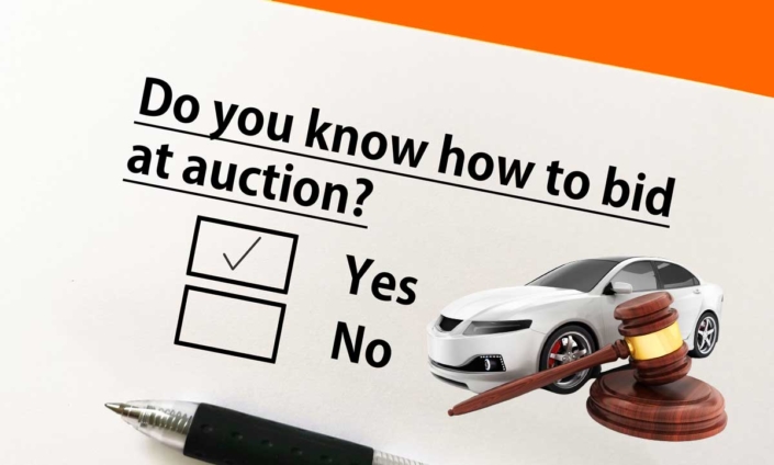 Do you know how to bid at a car auction? Used car online auction site.