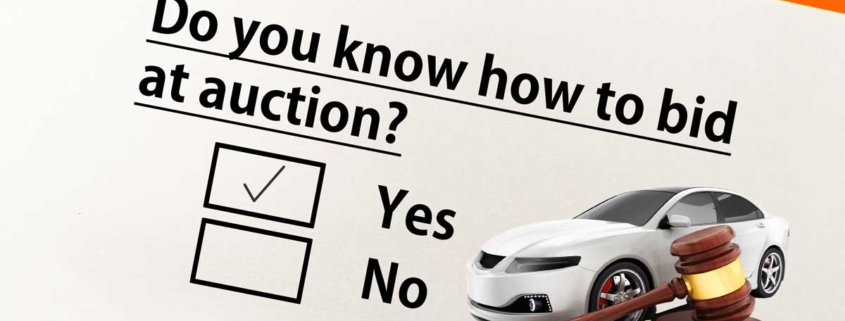 Do you know how to bid at a car auction? Used car online auction site.