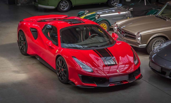 Buying a Ferrari at an online auction