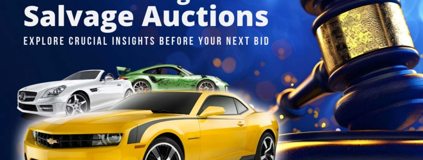 Banner for Salvage Car Buying Essentials: Gain expert insights to navigate auctions