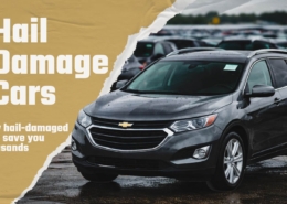 Hail Damage Cars banner highlighting why hail-damaged cars save you thousands at auction