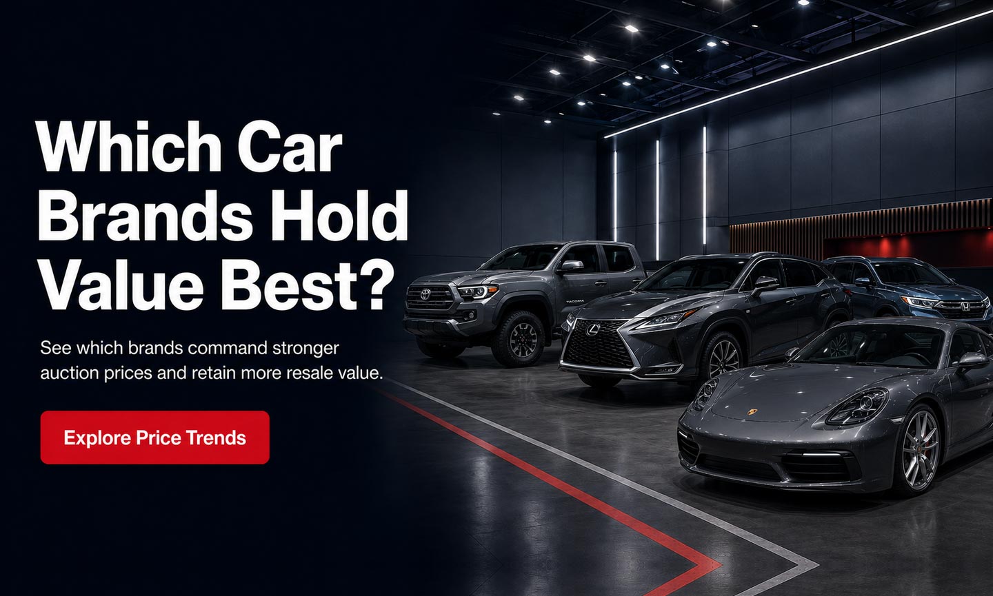 Which Car Brands Hold Value Best? See which brands command stronger auction prices and retain more resale value.
